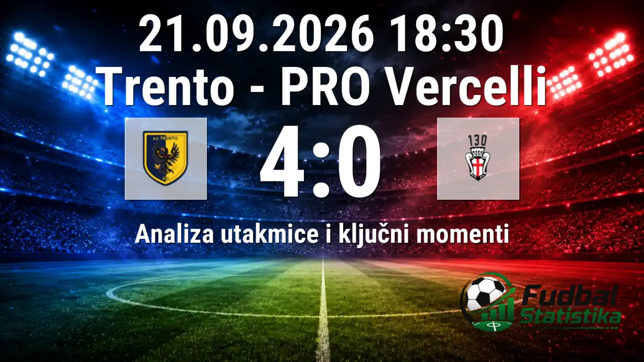 Trento slavio sa 4:0 protiv PRO Vercelli u Serie C