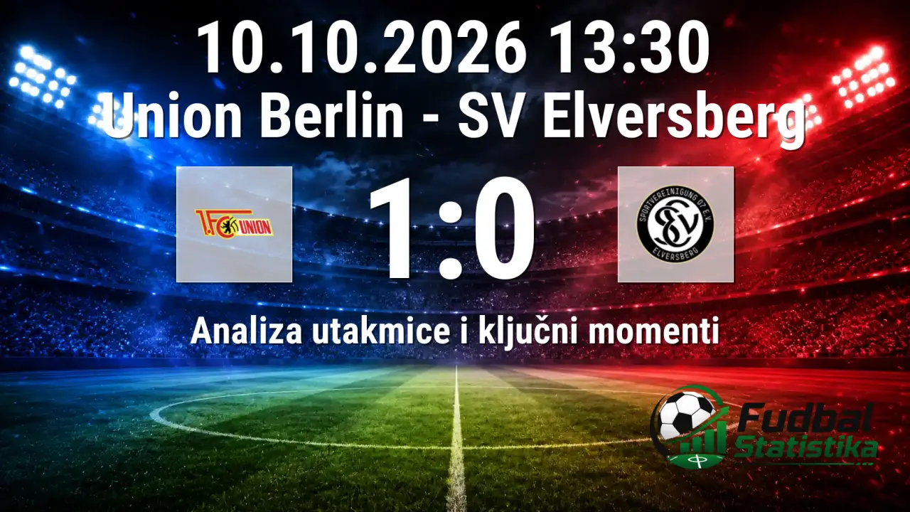 Union Berlin - SV Elversberg 1:0, Bundesliga 2026