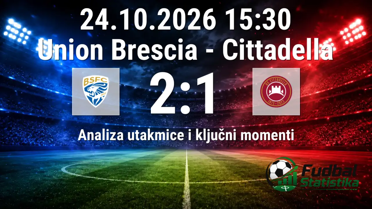 Union Brescia - Cittadella 2:1, Serie C Girone A