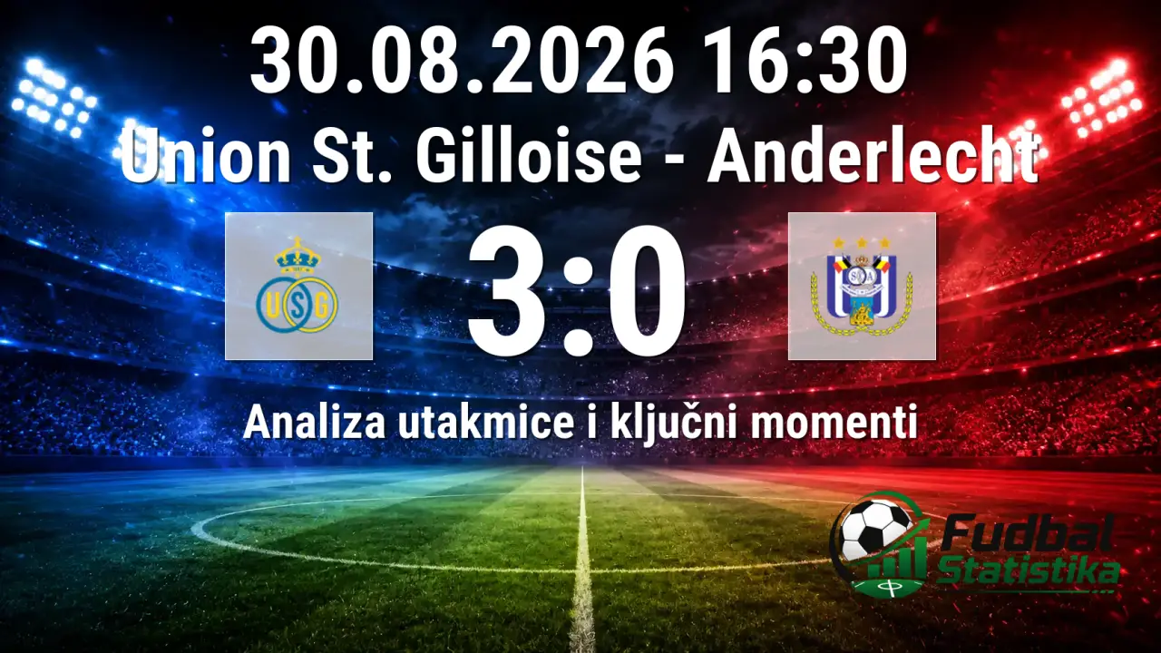 Union St. Gilloise - Anderlecht 3:0 analiza