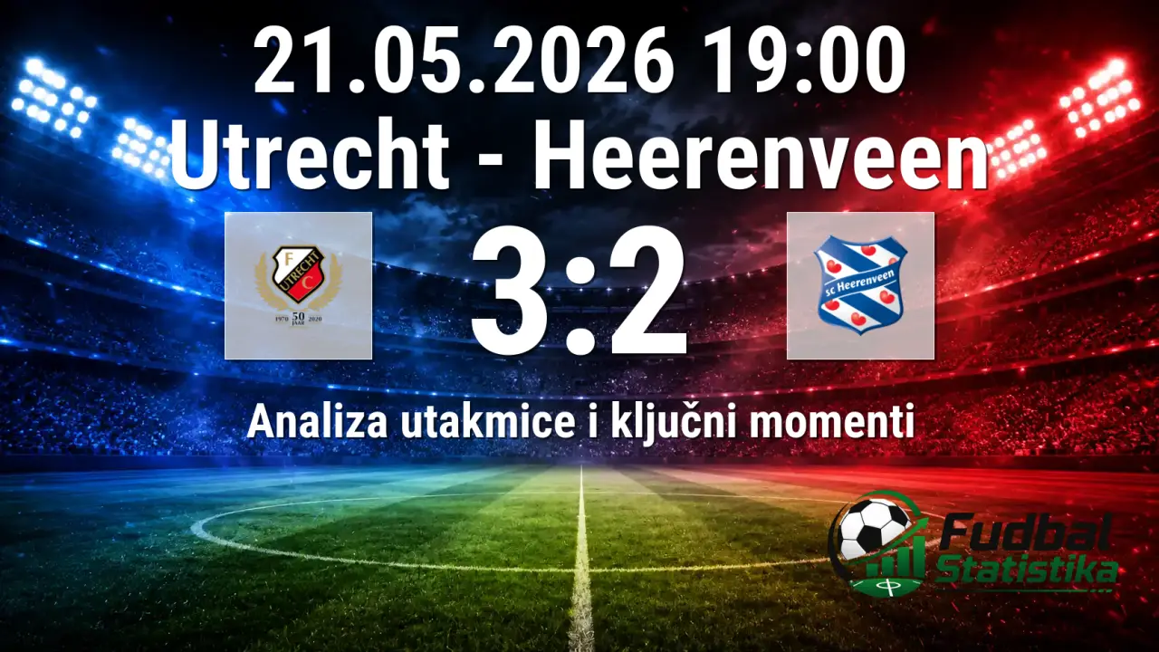 Utrecht - Heerenveen 3:2, Eredivisie polufinale