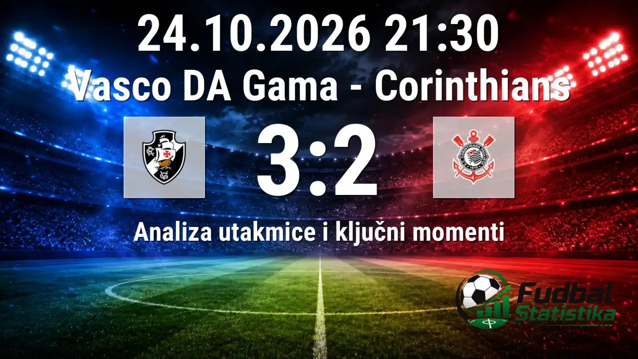 Vasco DA Gama - Corinthians 3:2, Serie A Brazil, 32. kolo