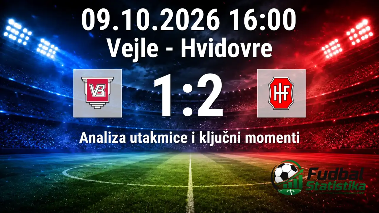 Vejle - Hvidovre 1:2, Danska 1. Divizija 10. kolo