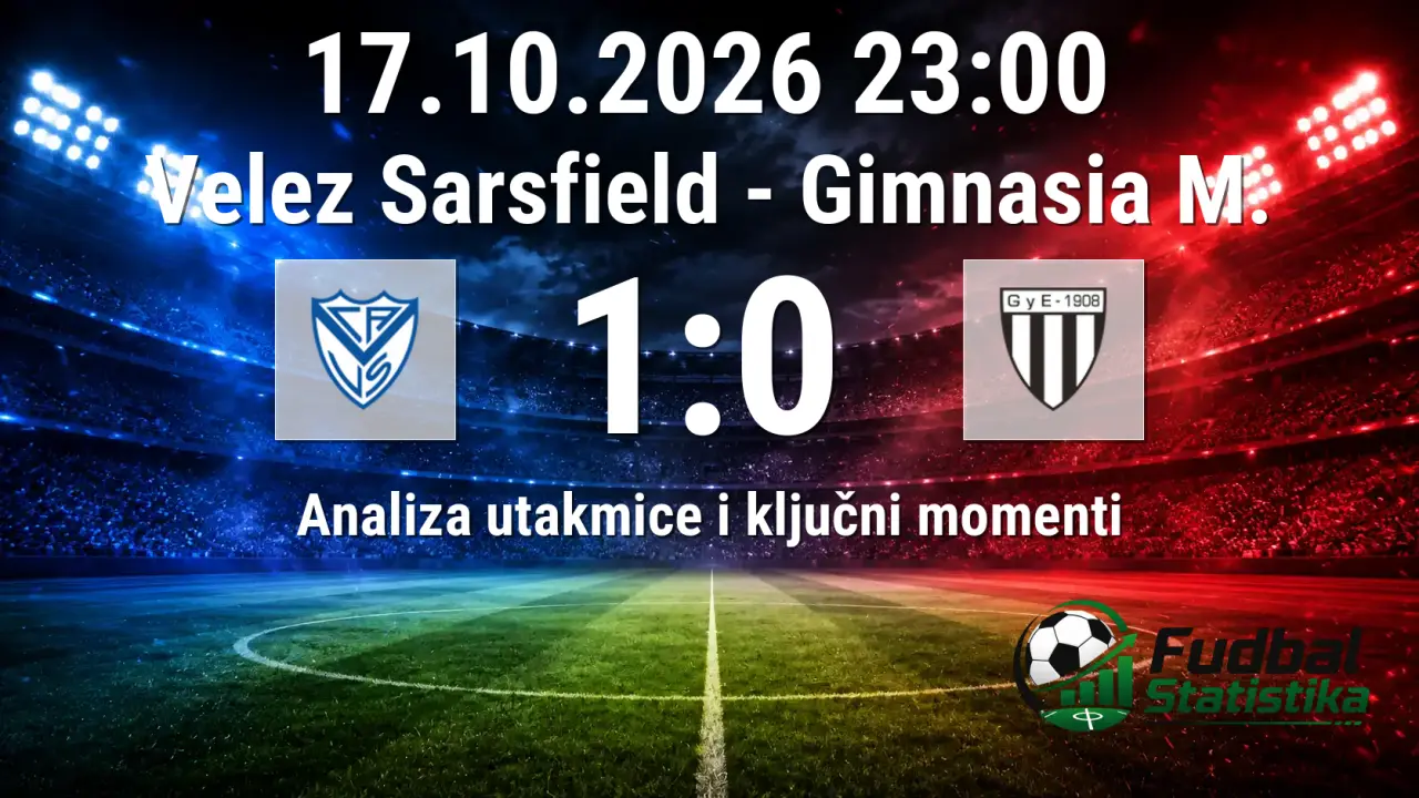 Velez Sarsfield - Gimnasia M. 1:0, Liga Profesional Argentina