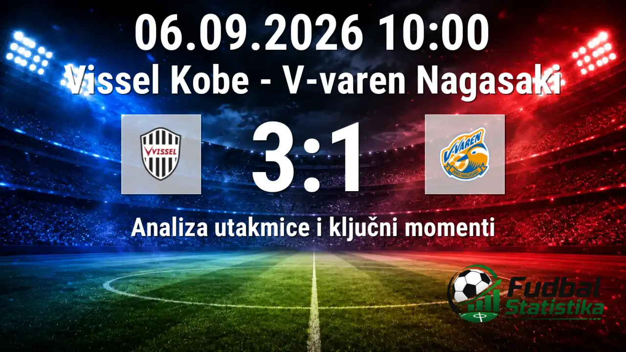 Vissel Kobe - V-varen Nagasaki 3:1, J1 League 6. kolo