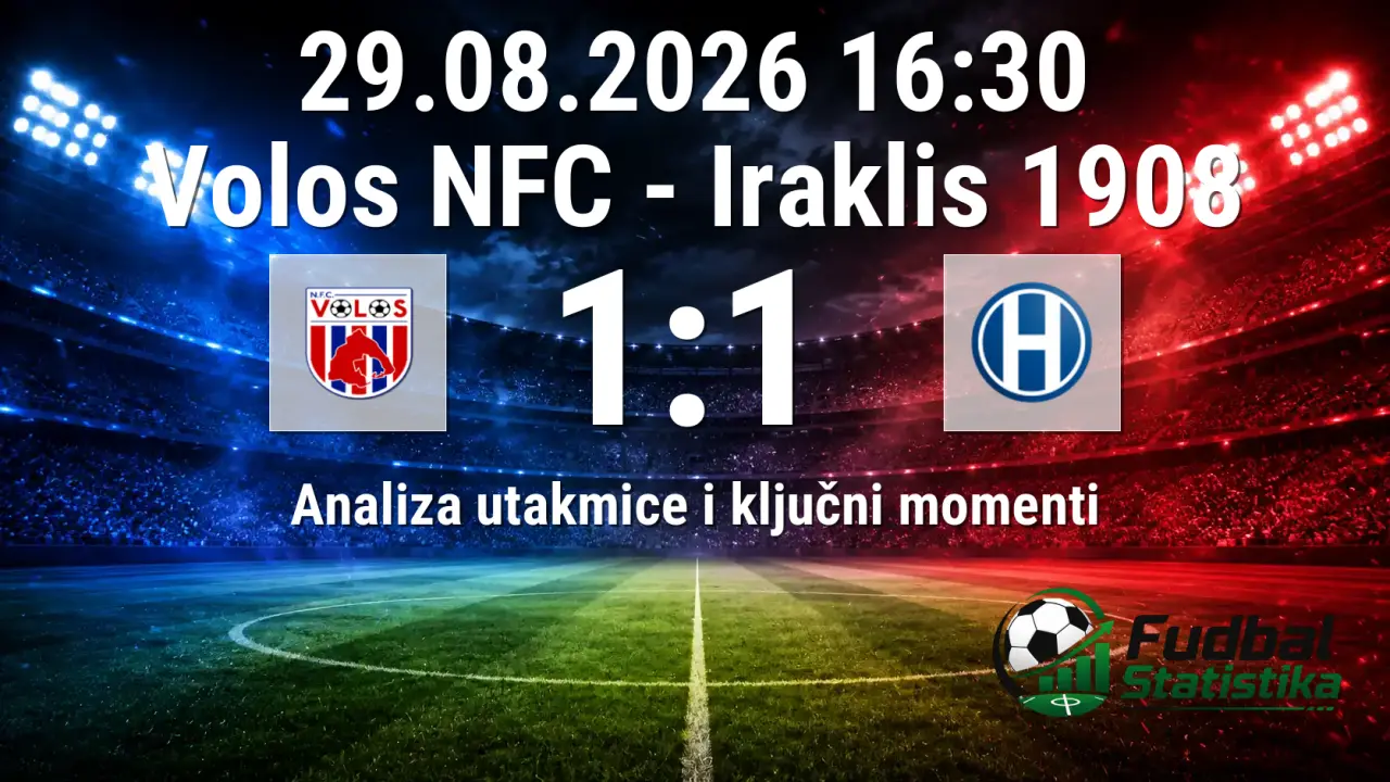 Volos NFC - Iraklis 1908 1:1, Super League 1