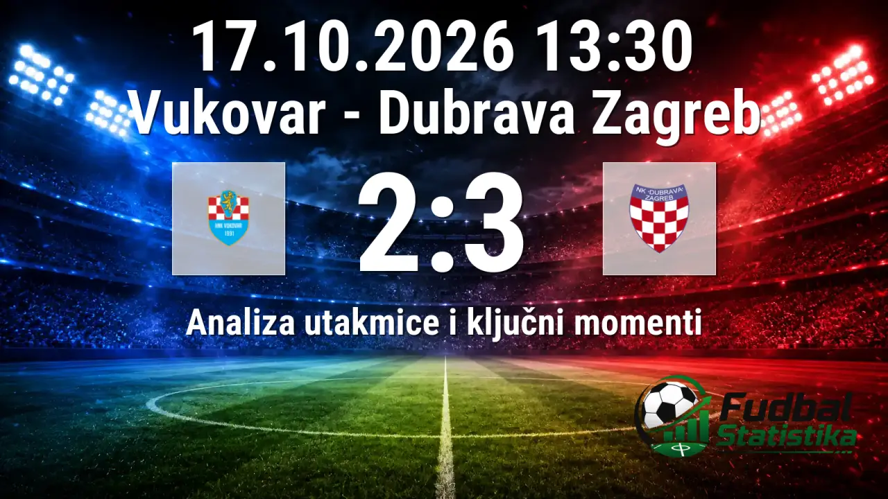 Vukovar vs Dubrava Zagreb 2:3 - analiza utakmice 9. kola Prve NL