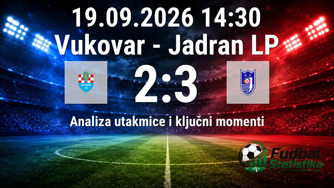 Vukovar vs Jadran LP 2-3, Prva NL Hrvatska