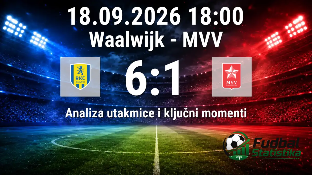 Waalwijk - MVV 6:1, Eerste Divisie 7. kolo