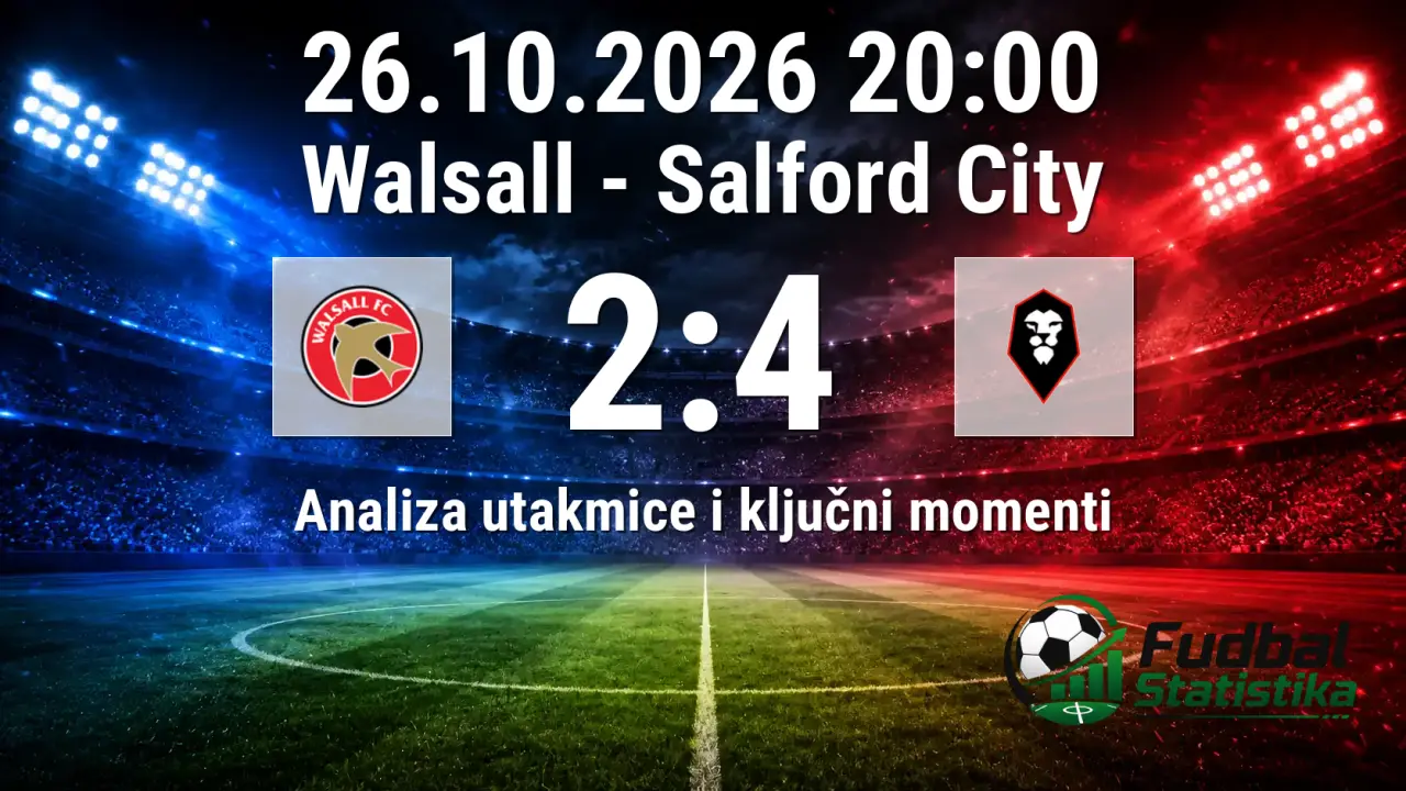 Salford City slavio u gostima kod Walsalla
