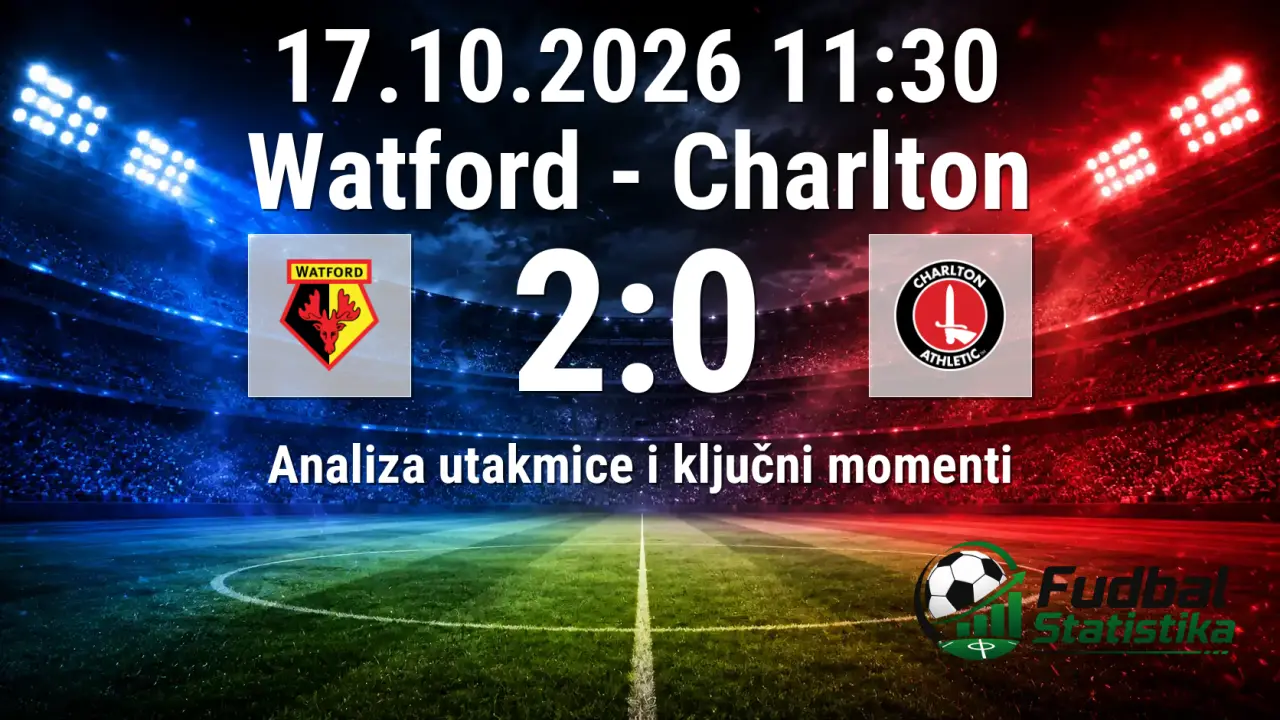 Watford - Charlton 2:0, Championship 11. kolo