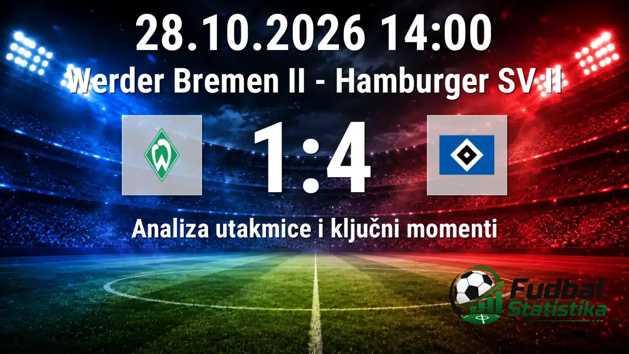 Werder Bremen II - Hamburger SV II 1:4 analiza