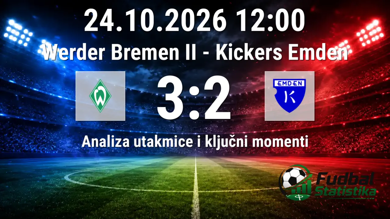 Werder Bremen II - Kickers Emden 3:2
