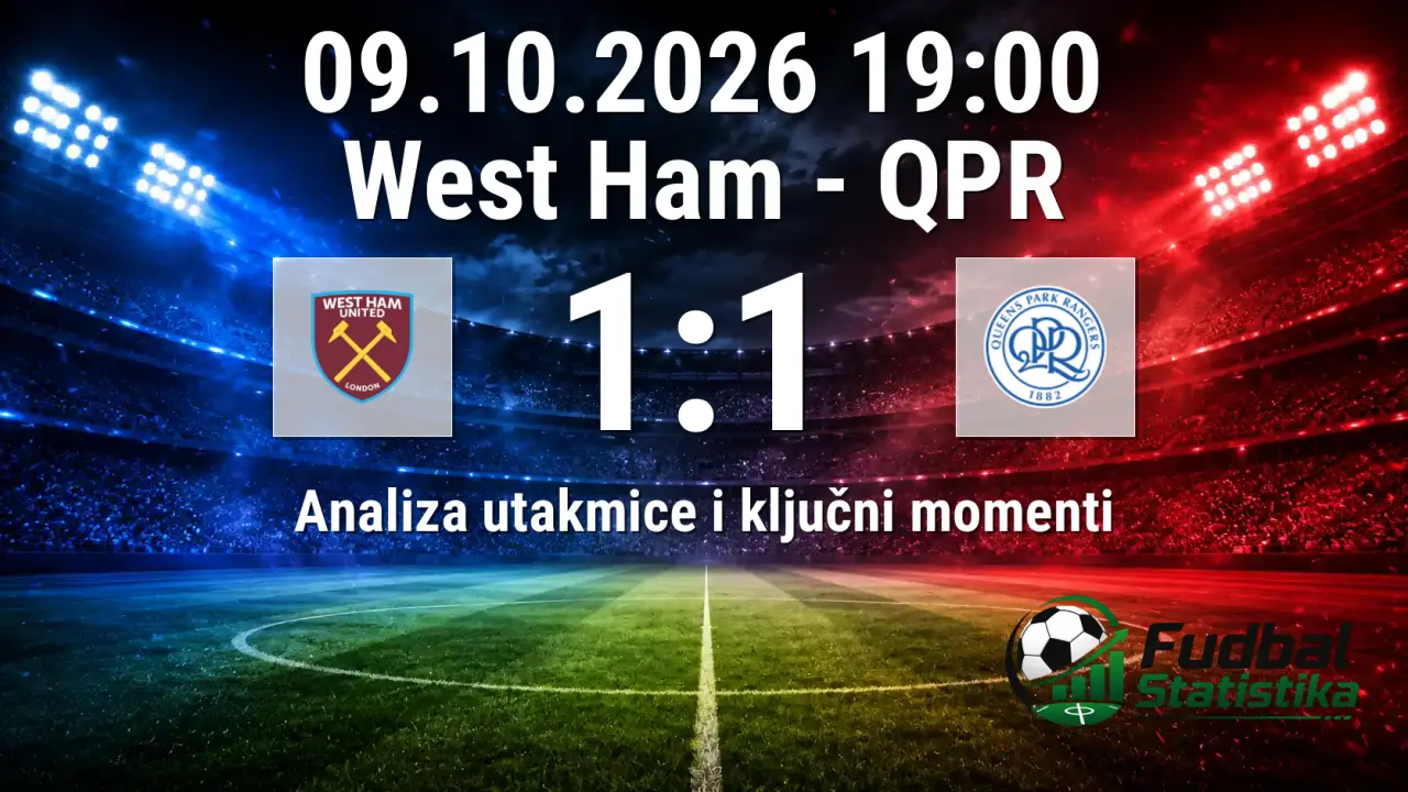 West Ham i QPR remizirali u devetom kolu Čempionšipa