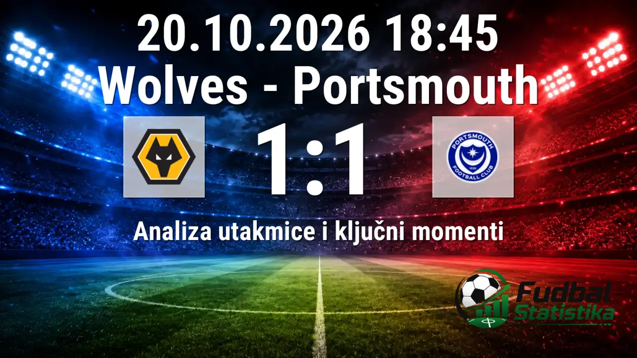 Wolves - Portsmouth 1:1 u Championshipu