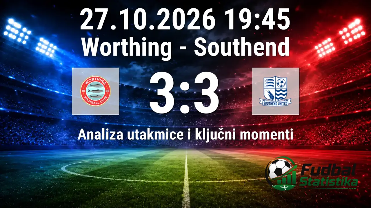 Worthing i Southend odigrali 3:3 u National League
