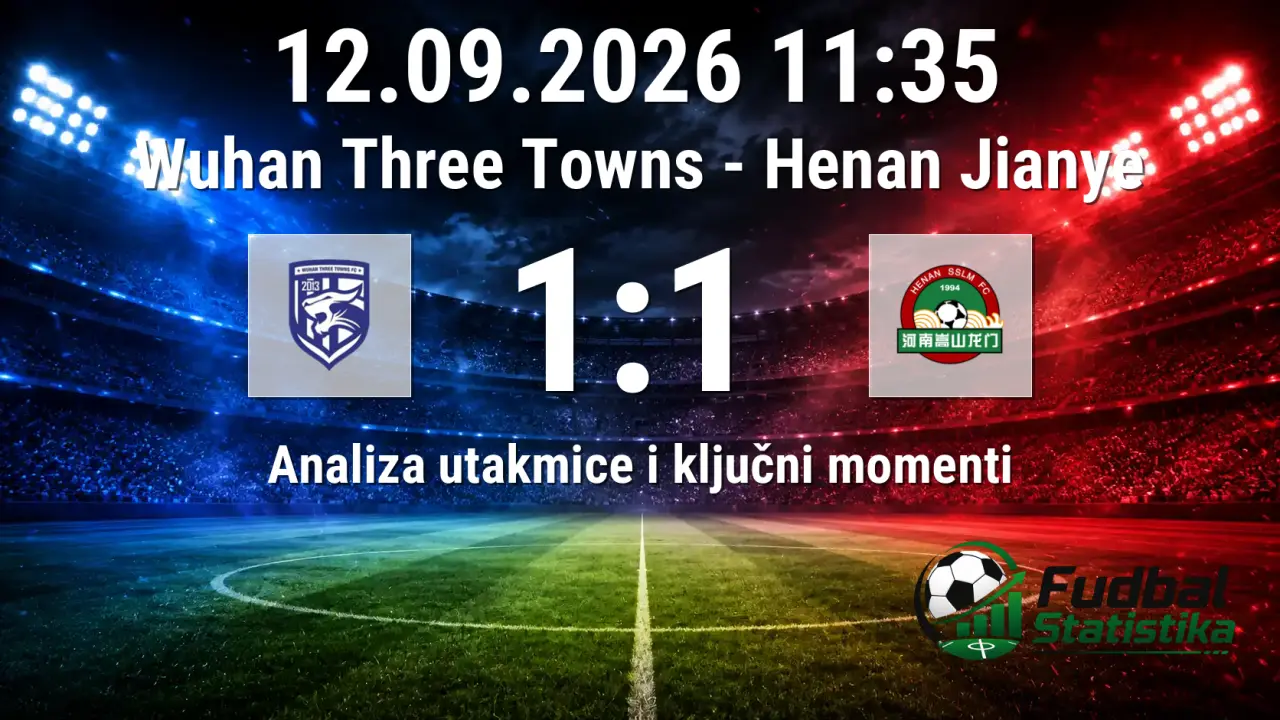 Wuhan Three Towns vs Henan Jianye 1:1 - analiza utakmice Super League Kine