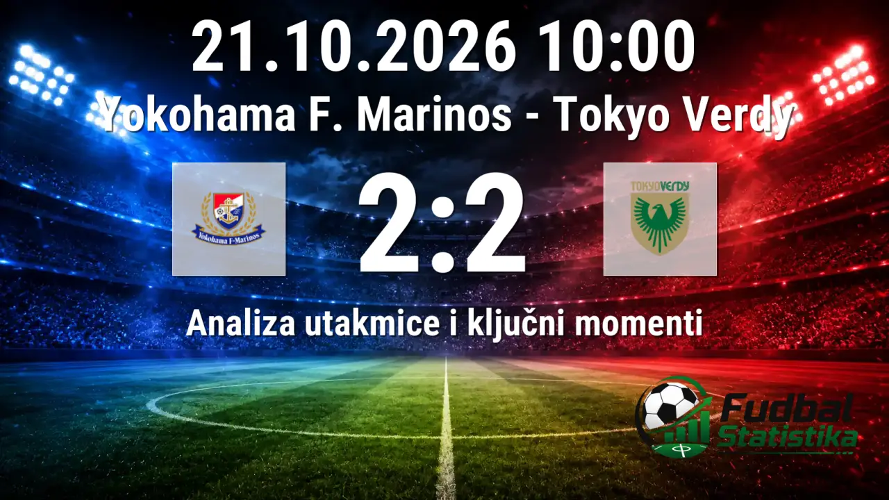 Yokohama F. Marinos - Tokyo Verdy 2:2, J1 League 11. kolo