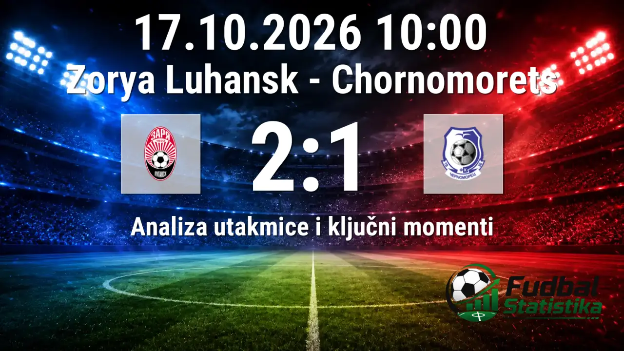 Zorya Luhansk - Chornomorets 2:1, Premijer liga Ukrajine