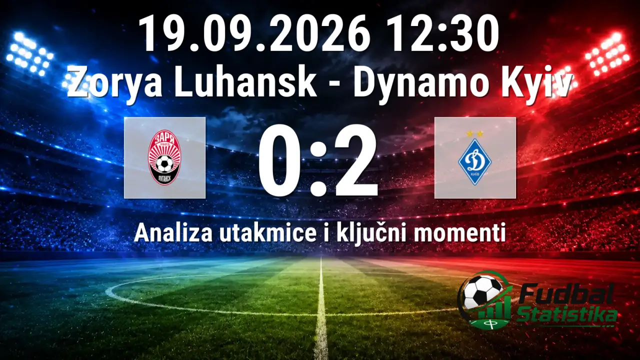 Zorya Luhansk - Dynamo Kyiv 0:2, Premijer liga Ukrajine